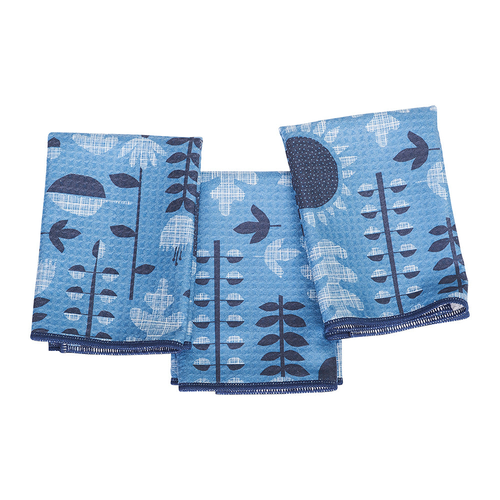 Mighty Mini Towel (Set of 3) Reversible - HJ Mod Sunflower Kitchen Towels Once Again Home Co.   