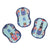 RE:usable Sponges (Set of 3) - Nutcracker Sponges & Scouring Pads Once Again Home Co. Pastel Turquoise  