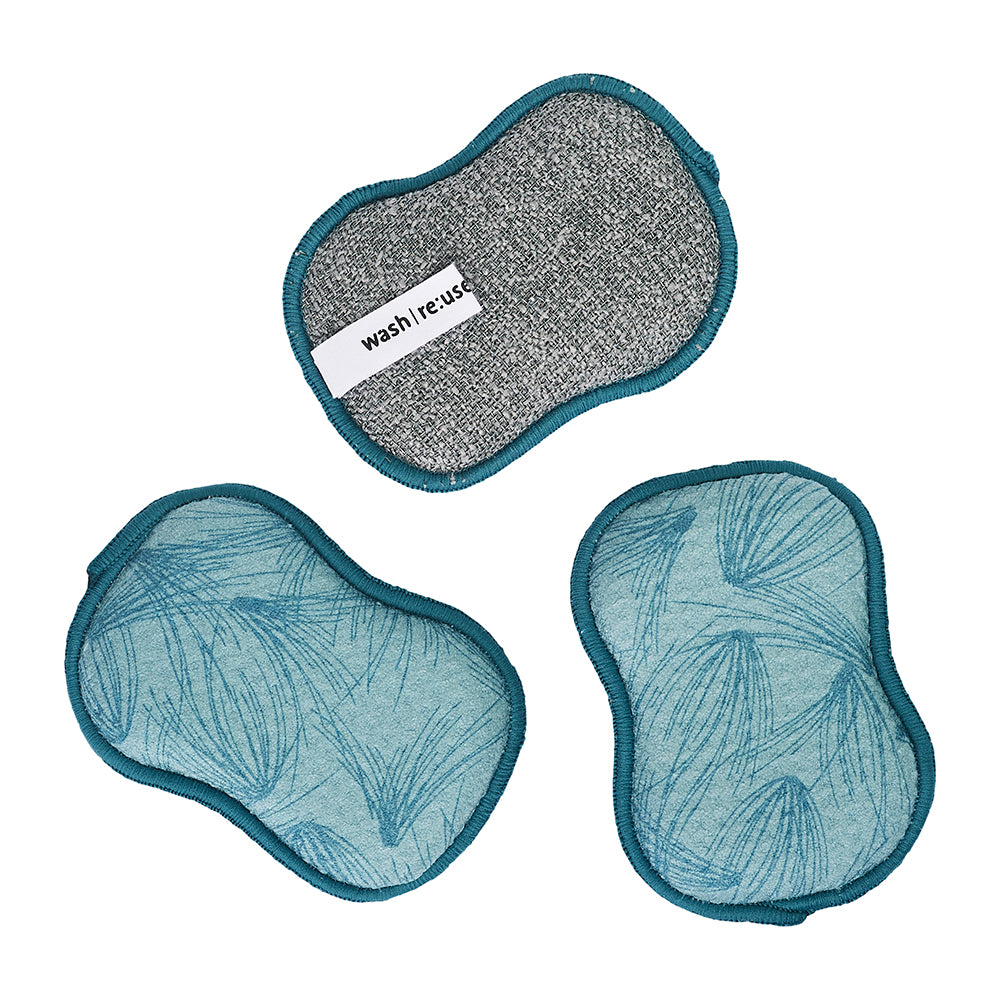 RE:usable Sponges (Set of 3) - ZW Pine Needle Sponges &amp; Scouring Pads Once Again Home Co.   