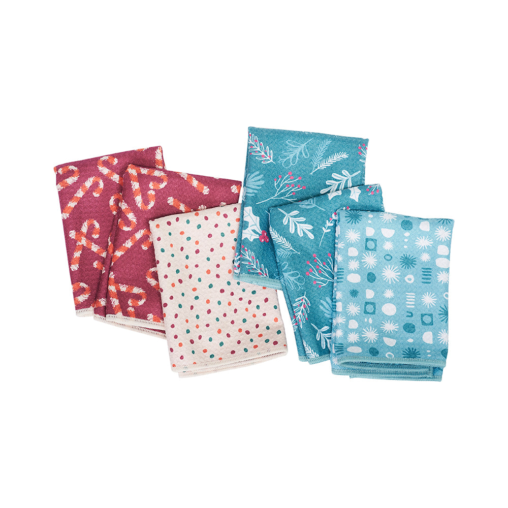 Assorted Mighty Mini Towel (Set of 3) - ZW Holiday Kitchen Towels Once Again Home Co.   