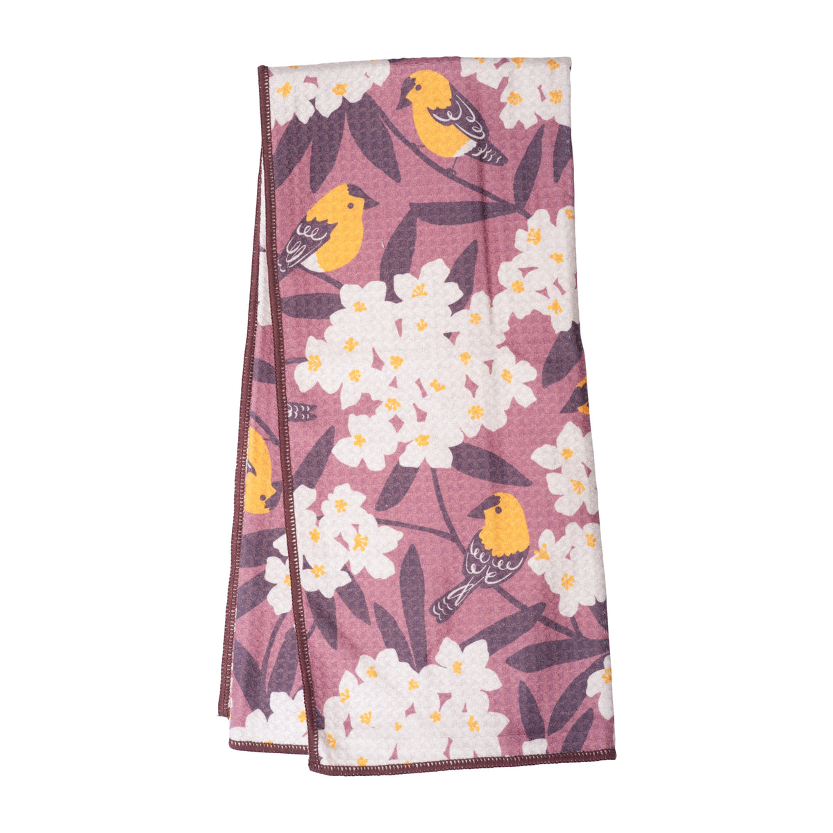 Anywhere Towel Reversible - Nuthatch Birdsong