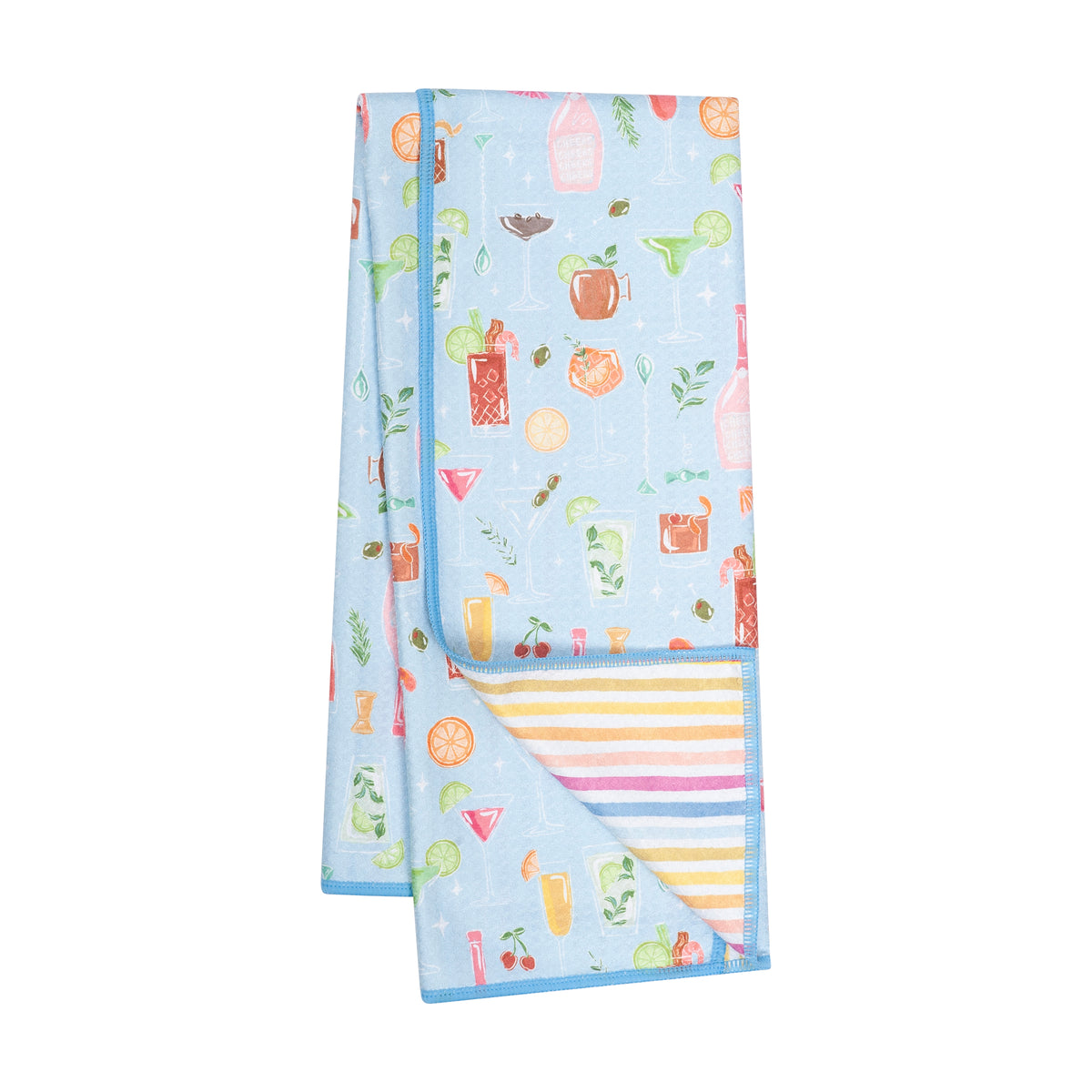 Anywhere Towel Reversible - Iris &amp; Sea Happy Hour