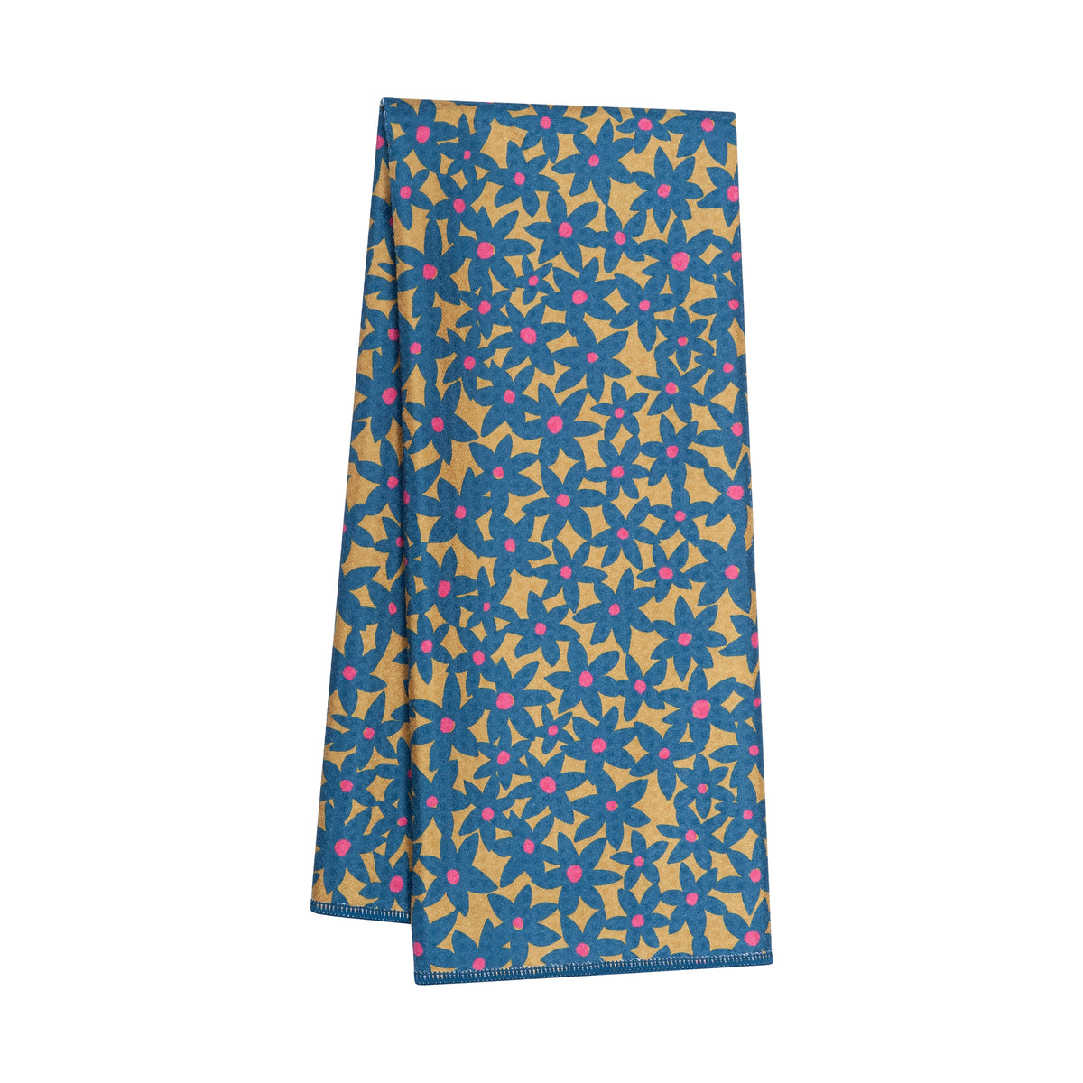 Anywhere Towel Reversible - Iris &amp; Sea Mini Blooms