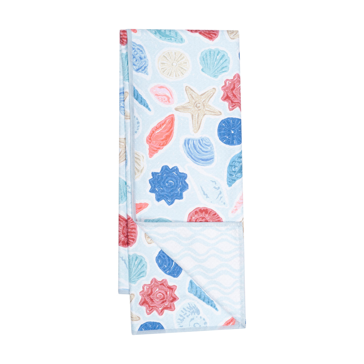 Anywhere Towel Reversible - Iris &amp; Sea Seashell