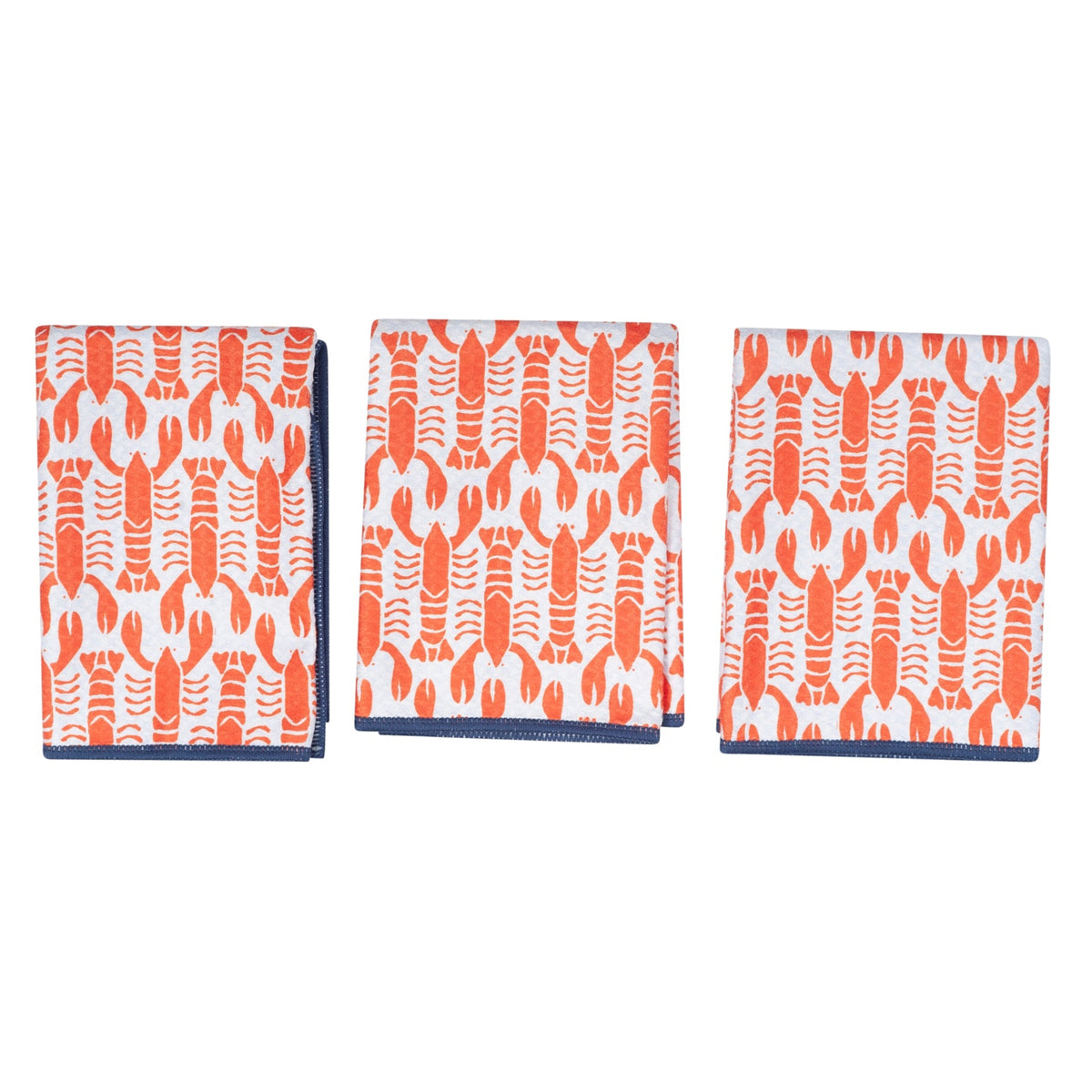 Mighty Mini Towel (Set of 3) Reversible - KN Lobster