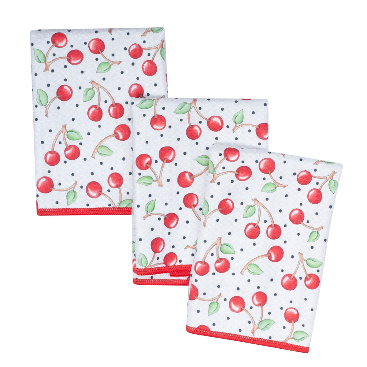 Mighty Mini Towel (Set of 3) Reversible - ME Cherry Harvest