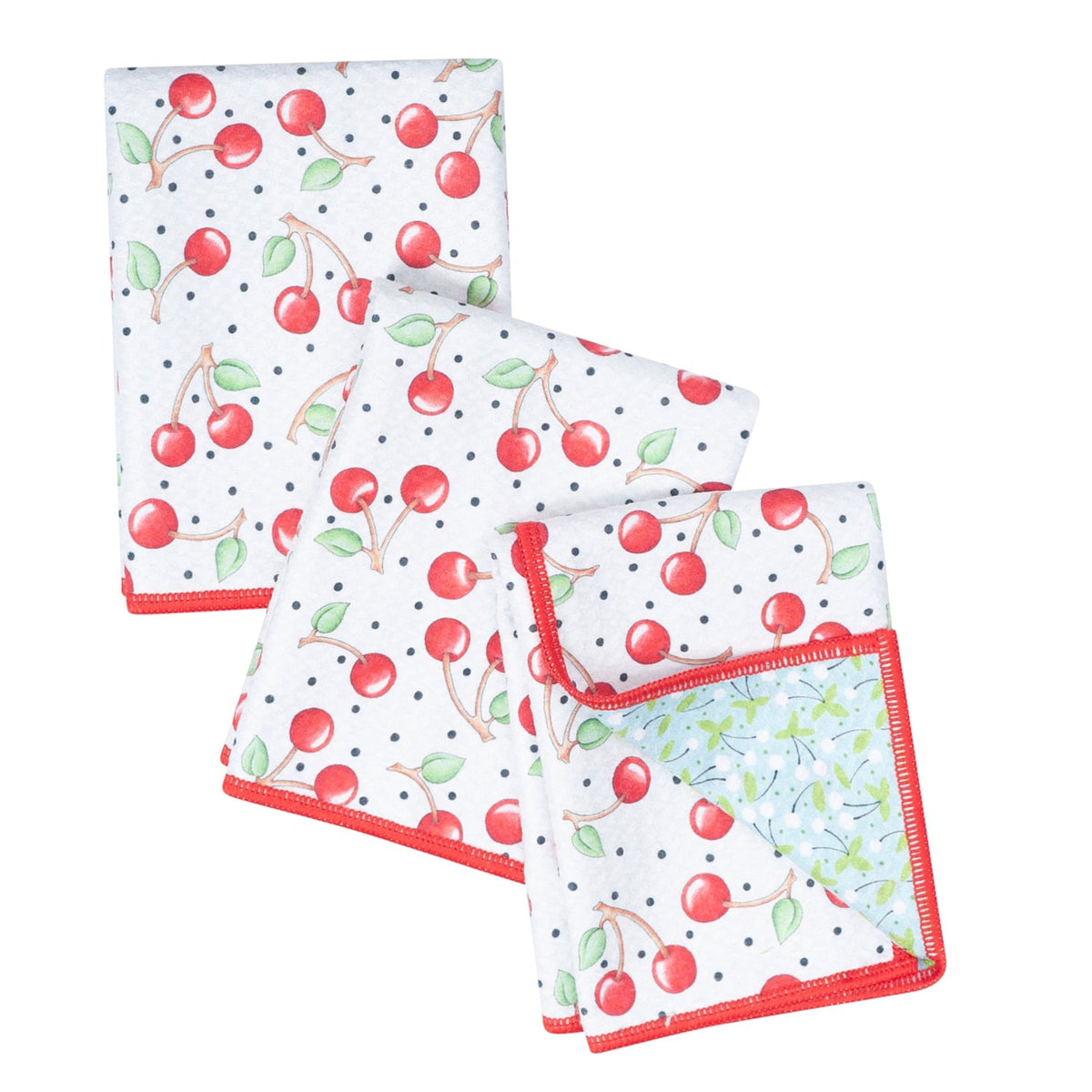 Mighty Mini Towel (Set of 3) Reversible - ME Cherry Harvest