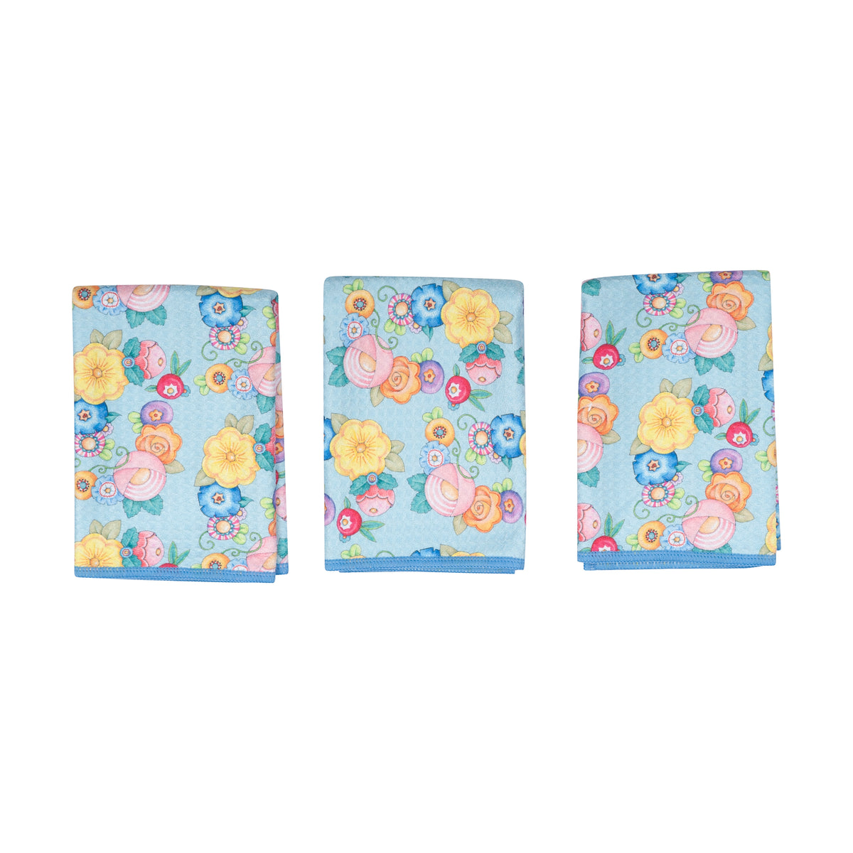 Mighty Mini Towel (Set of 3) Reversible - ME Wildflower Garland