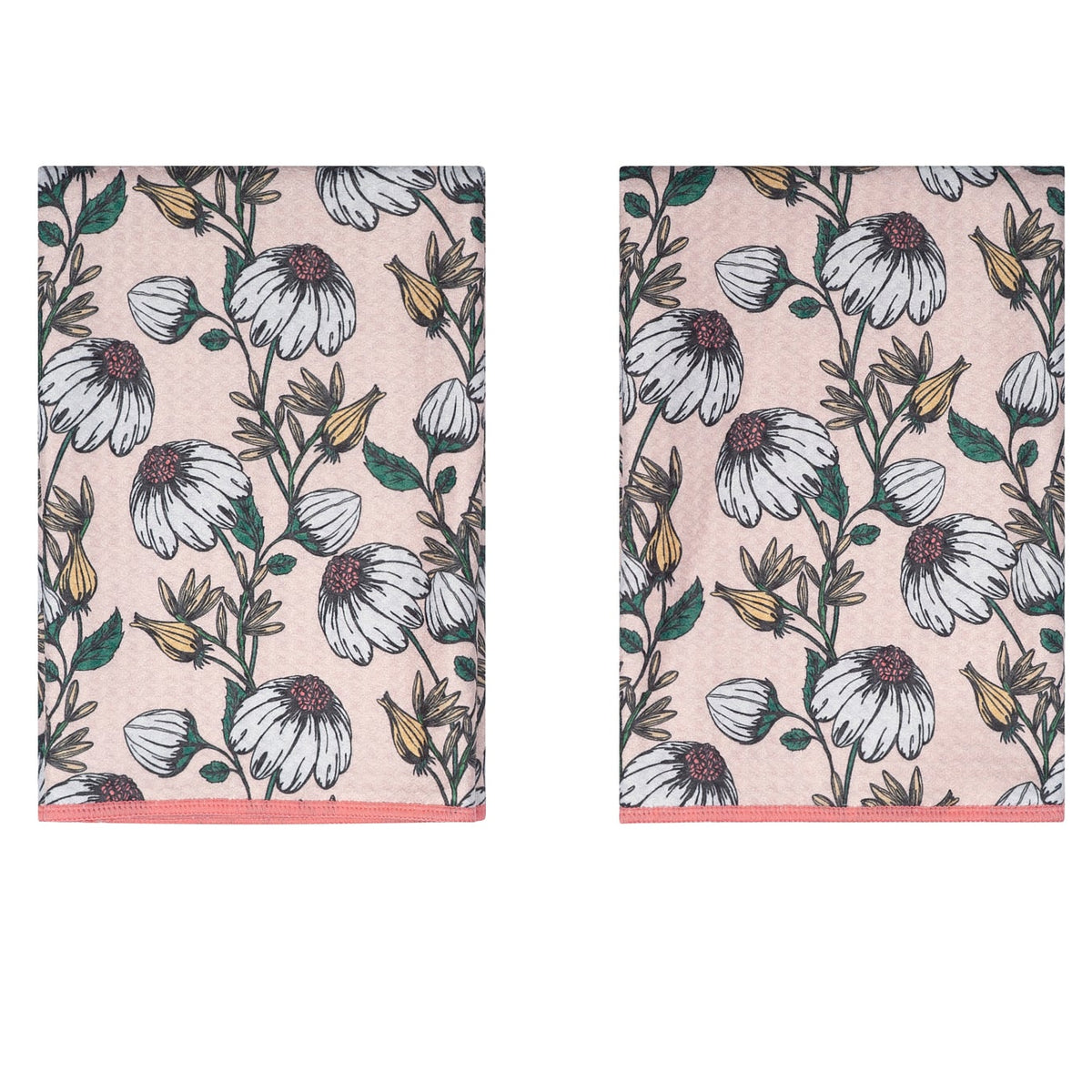 Double Duty Towel (set of 2) Reversible - JL Sunflower Trail