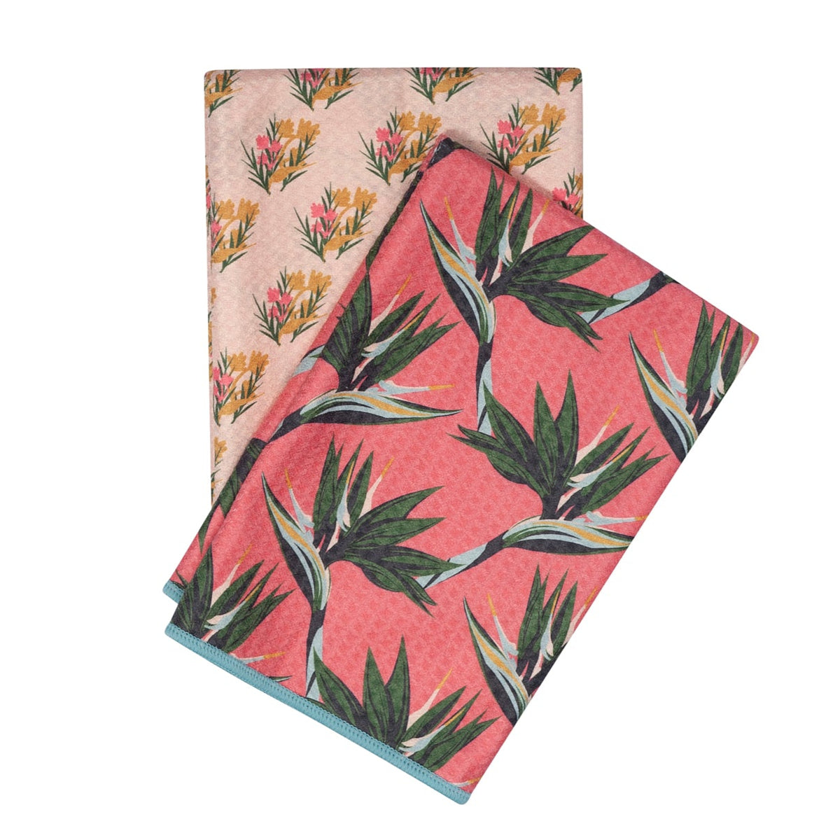 Double Duty Towel (set of 2) Reversible - JL Bird of Paradise