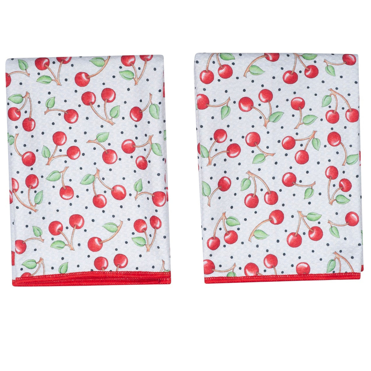 Double Duty Towel (set of 2) Reversible - ME Cherry Harvest