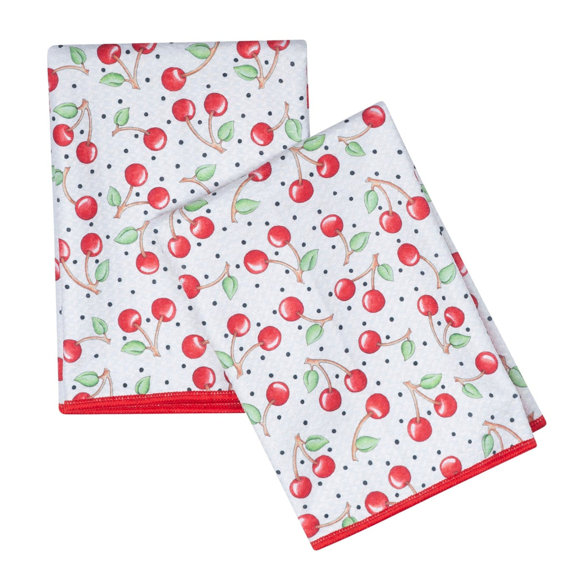 Double Duty Towel (set of 2) Reversible - ME Cherry Harvest