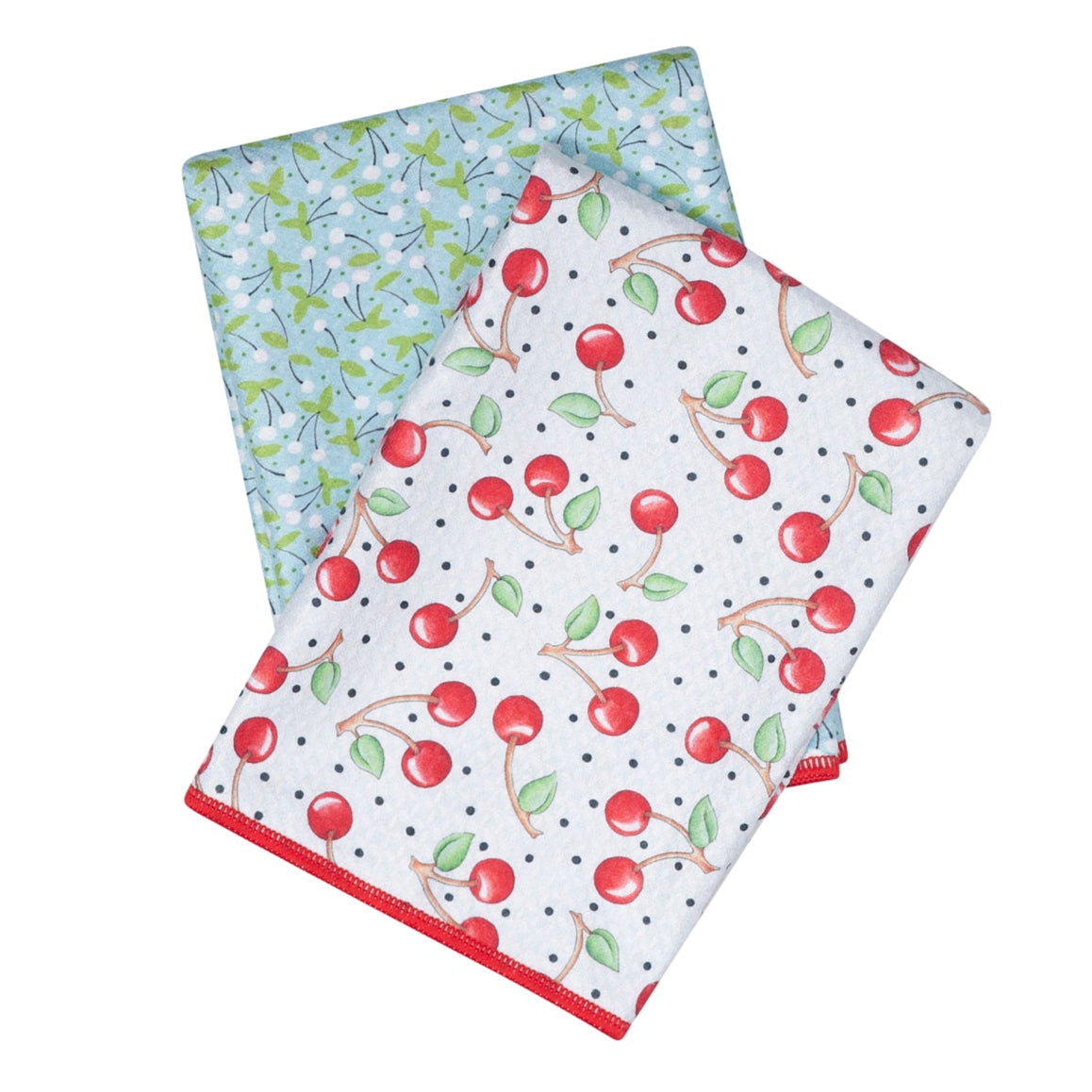 Double Duty Towel (set of 2) Reversible - ME Cherry Harvest