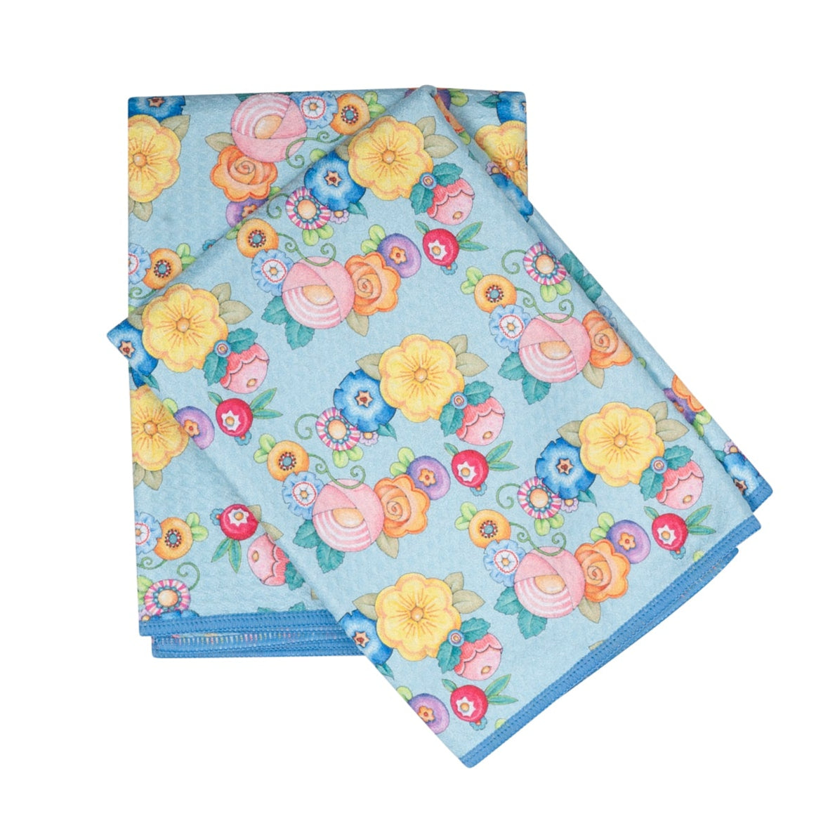 Double Duty Towel (set of 2) Reversible - ME Wildflower Garland