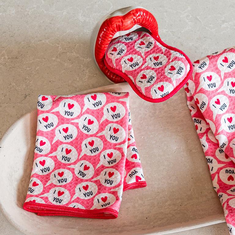 Mighty Mini Towel (Set of 3) - Heart