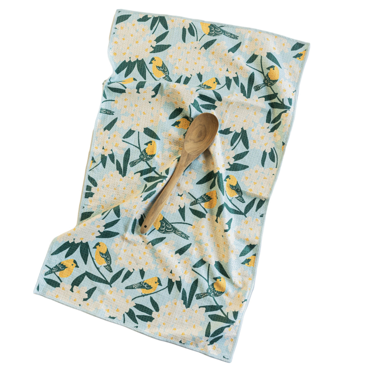 Anywhere Towel Reversible - Nuthatch Birdsong