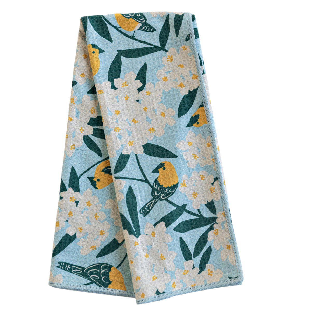 Anywhere Towel Reversible - Nuthatch Birdsong