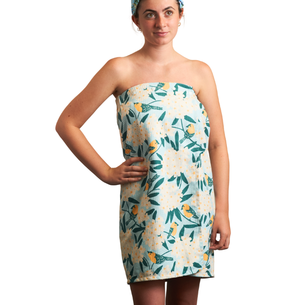 Bath Wrap - Nuthatch Birdsong (L/XL)