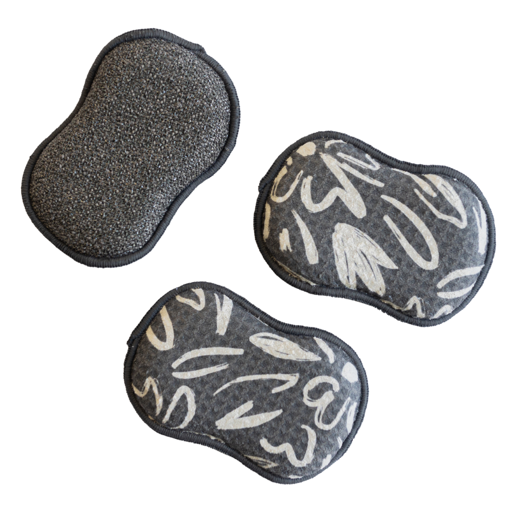 Assorted RE:usable Sponges (Set of 3) - Doodle &amp; Bloom Sponges &amp; Scouring Pads Once Again Home Co.   