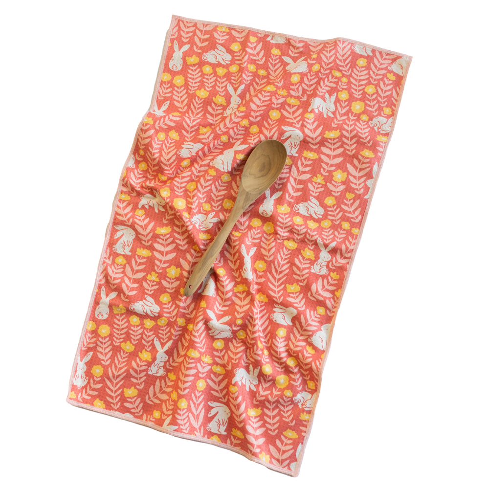 Anywhere Towel Reversible - Nuthatch Bunny Meadows