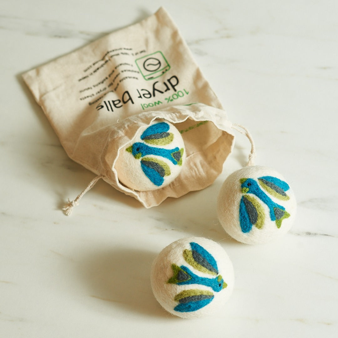 Wool Dryer Balls - Set of 3 HJ Sparrow