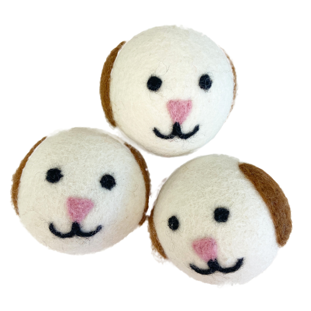 Wool Dryer Balls - Set of 3 Dog