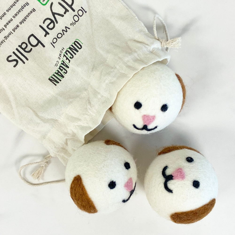 Wool Dryer Balls - Set of 3 Dog