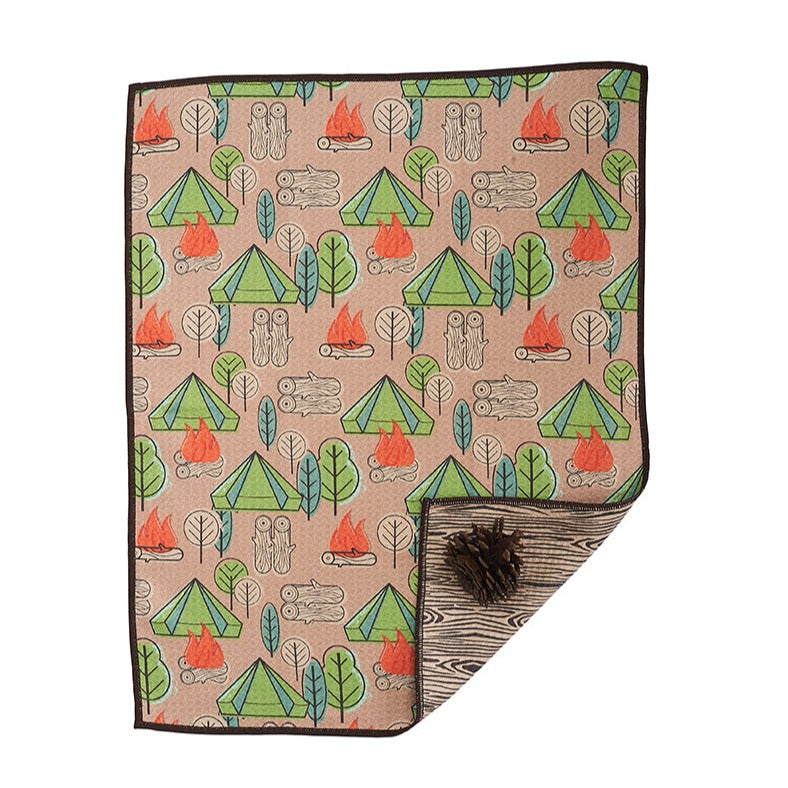 Enjoy Towel - Campfire Fitness Towel Once Again Home Co. Khaki  