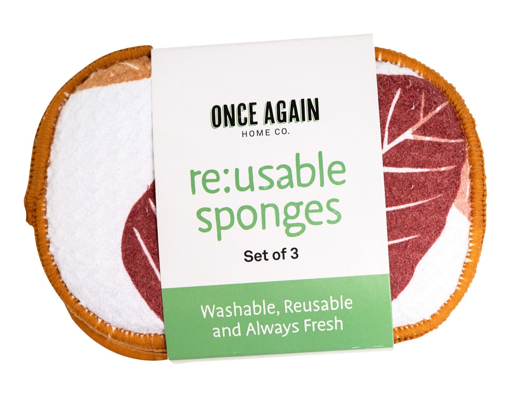Reusable Kitchen Sponge, Eco Friendly Sponges, Dish Scrubber. Zero Waste Kitchen  Sponge, Fall Decor, Fall Leaves Sponges 