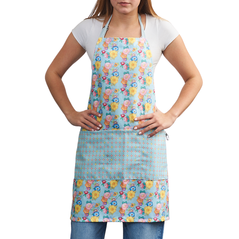 Attach and Go Apron- ME Wildflower Garland