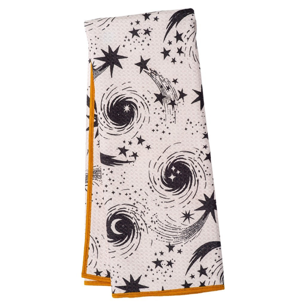 Anywhere Towel Reversible- HJ Hocus Pocus Kitchen Towels Once Again Home Co. Black  