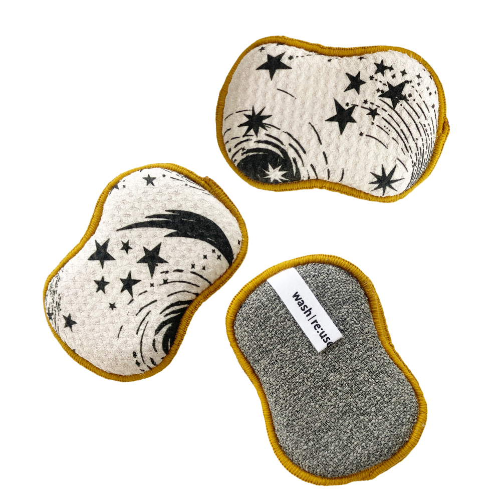 RE:usable Sponges (Set of 3) - HJ Hocus Pocus Sponges &amp; Scouring Pads Once Again Home Co.   