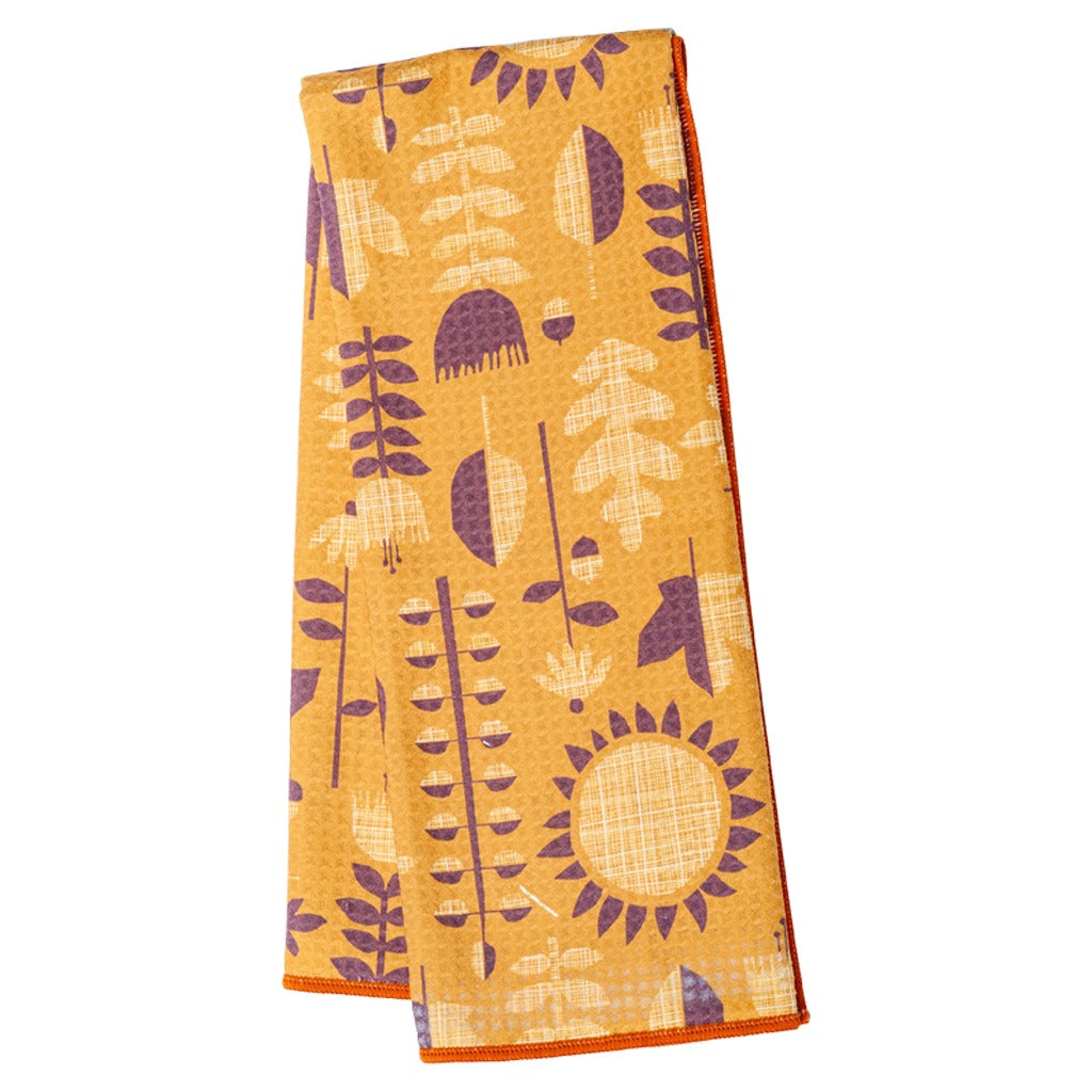 Anywhere Towel Reversible - HJ Mod Sunflower Kitchen Towels Once Again Home Co. New Gold  