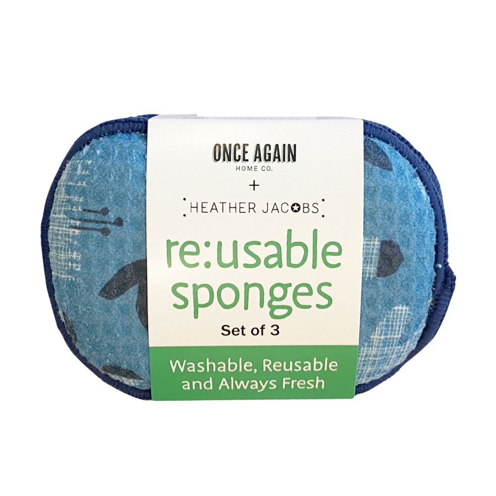 Assorted RE:usable Sponges (Set of 3) - HJ Fall Sponges &amp; Scouring Pads Once Again Home Co.   