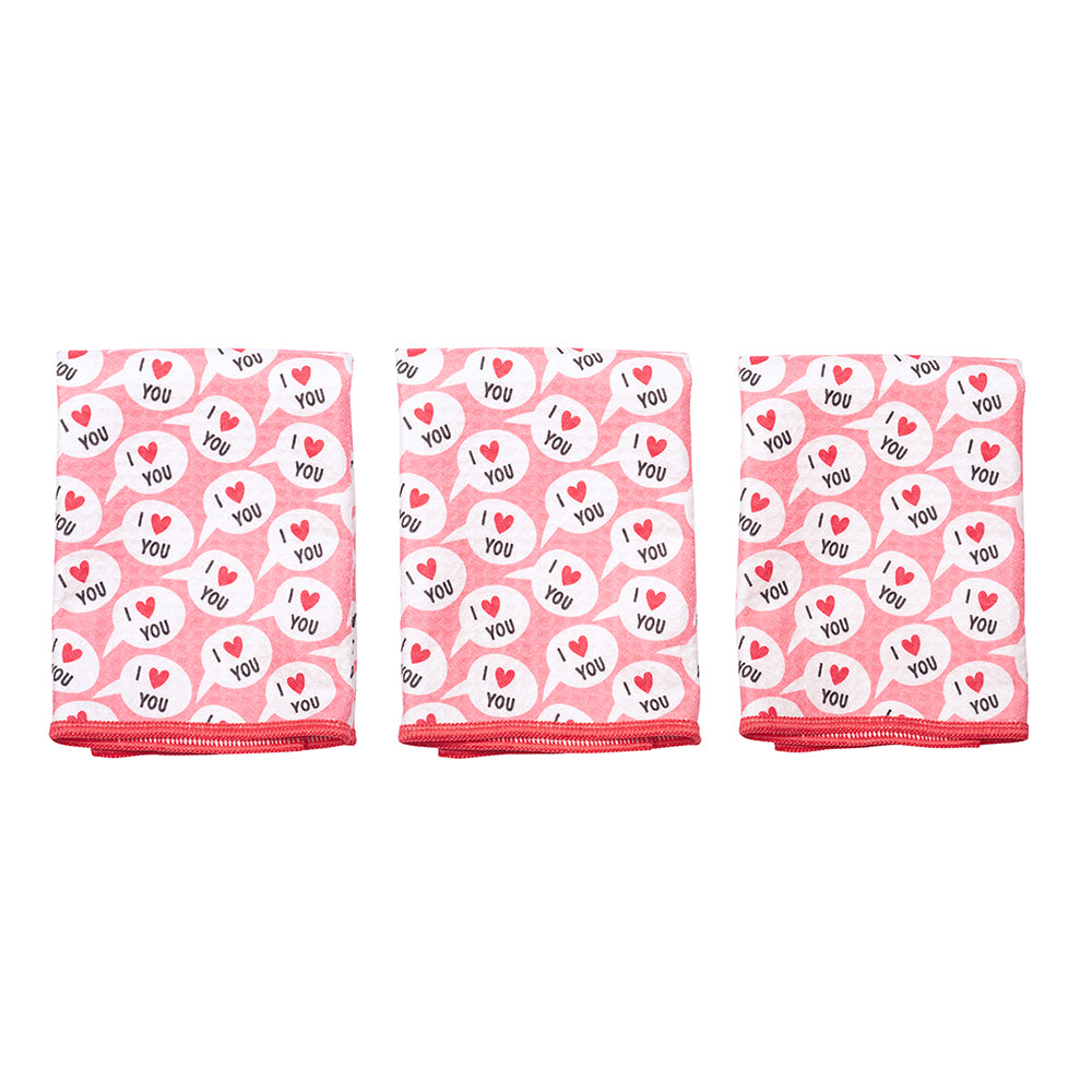 Mighty Mini Towel (Set of 3) - Heart