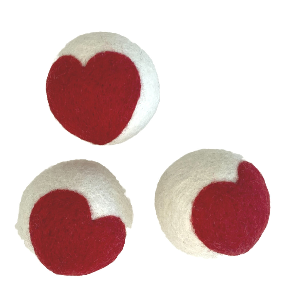 Wool Dryer Balls - Set of 3 LOVE