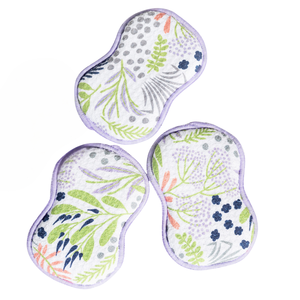 RE:usable Sponges (Set of 3) - Inca Floral