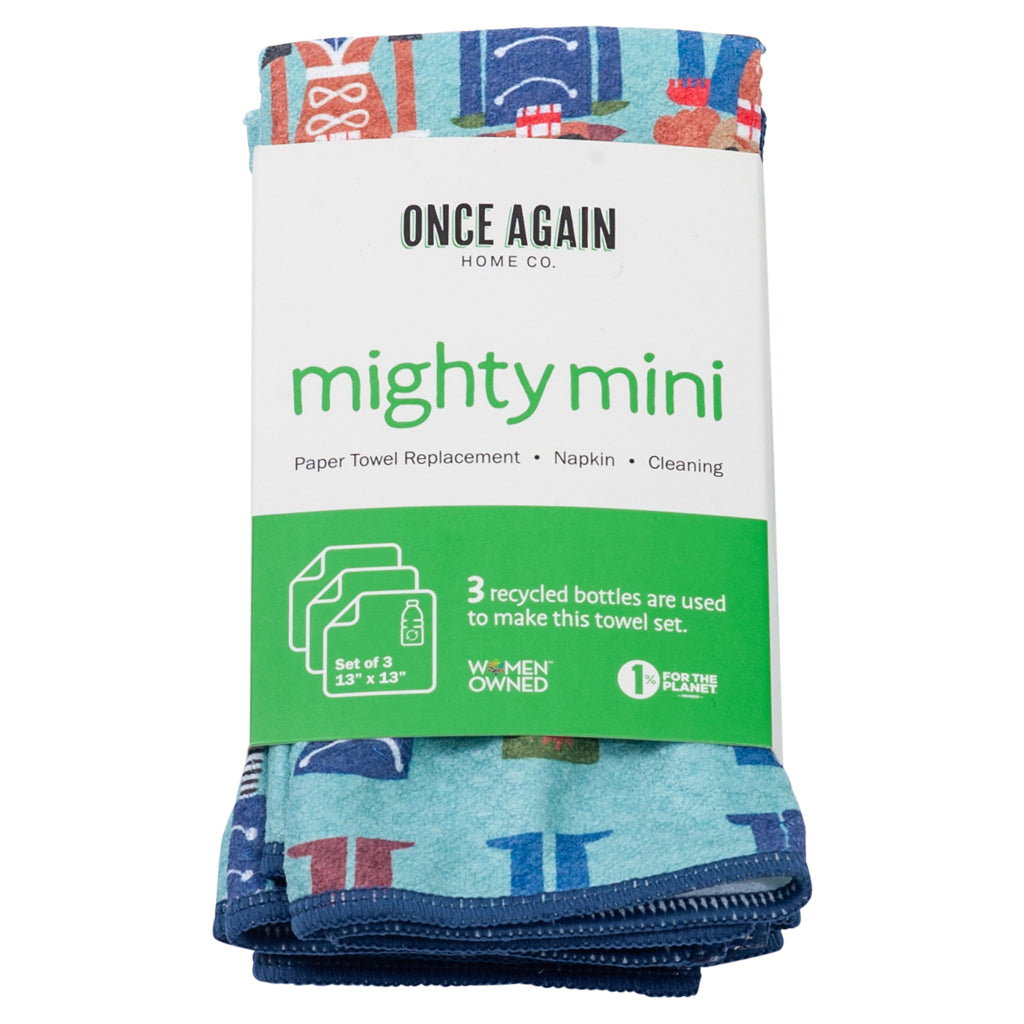 Assorted Mighty Mini Towel (Set of 3) - Nutcracker Kitchen Towels Once Again Home Co.   