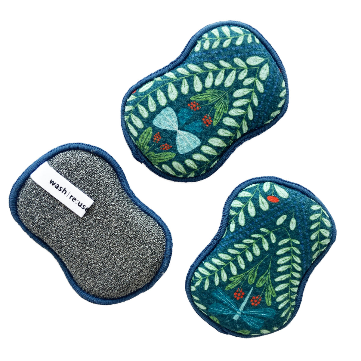 Assorted RE:usable Sponges (Set of 3) - RJW Fall Flight Sponges &amp; Scouring Pads Once Again Home Co.   