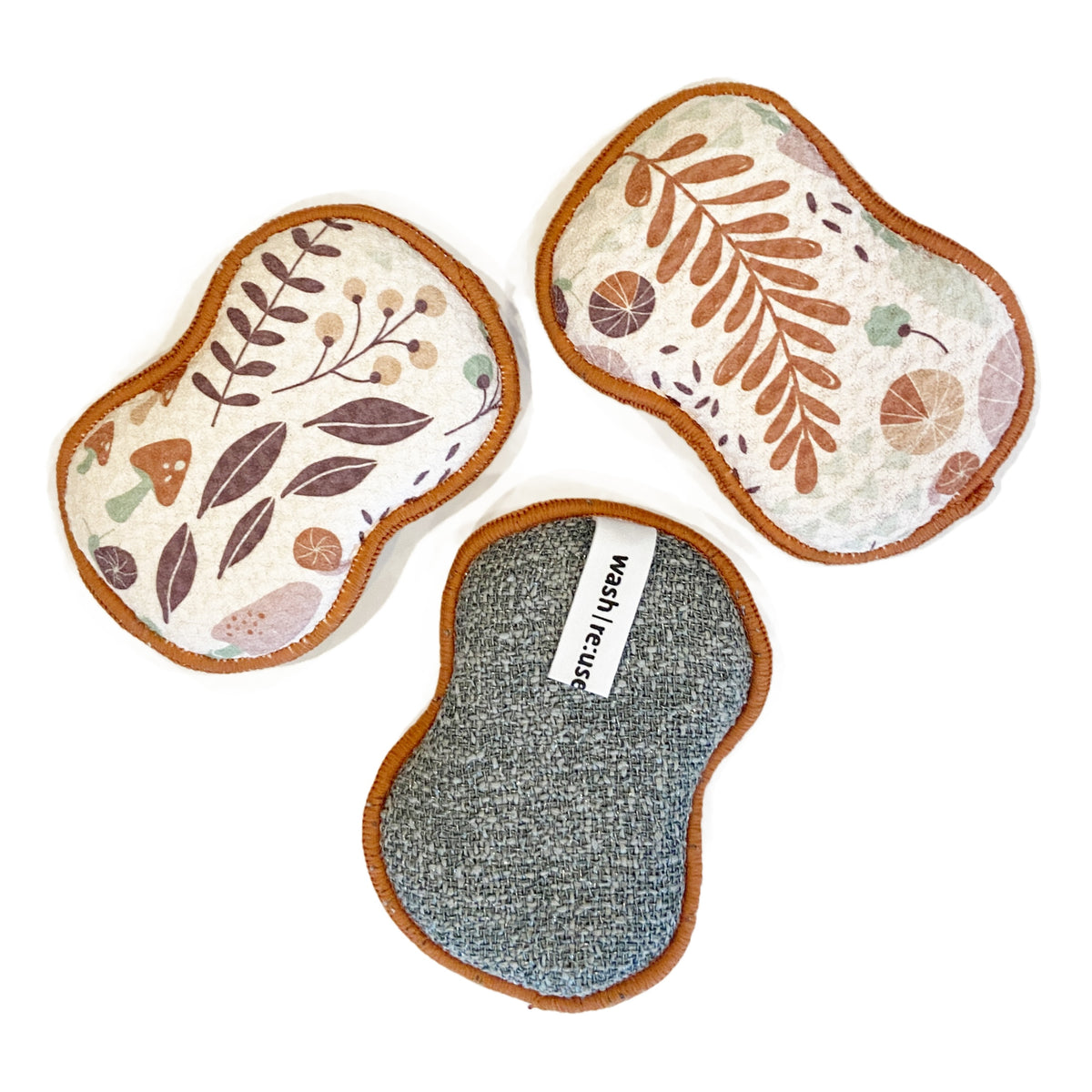 Assorted RE:usable Sponges (Set of 3) - HJ Fall Sponges &amp; Scouring Pads Once Again Home Co.   