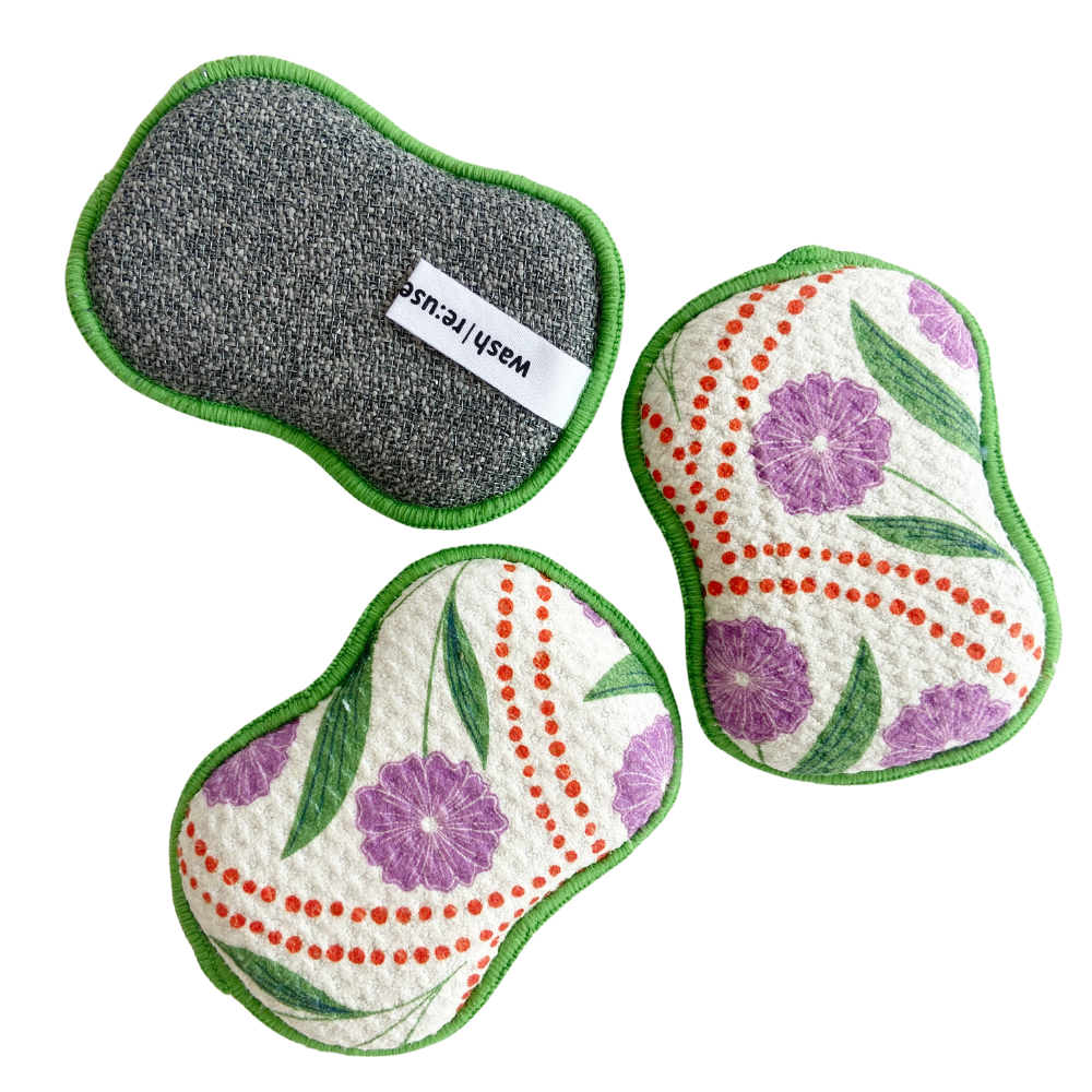 RE:usable Sponges (Set of 3) - RJW Soiree Sponges &amp; Scouring Pads Once Again Home Co.   