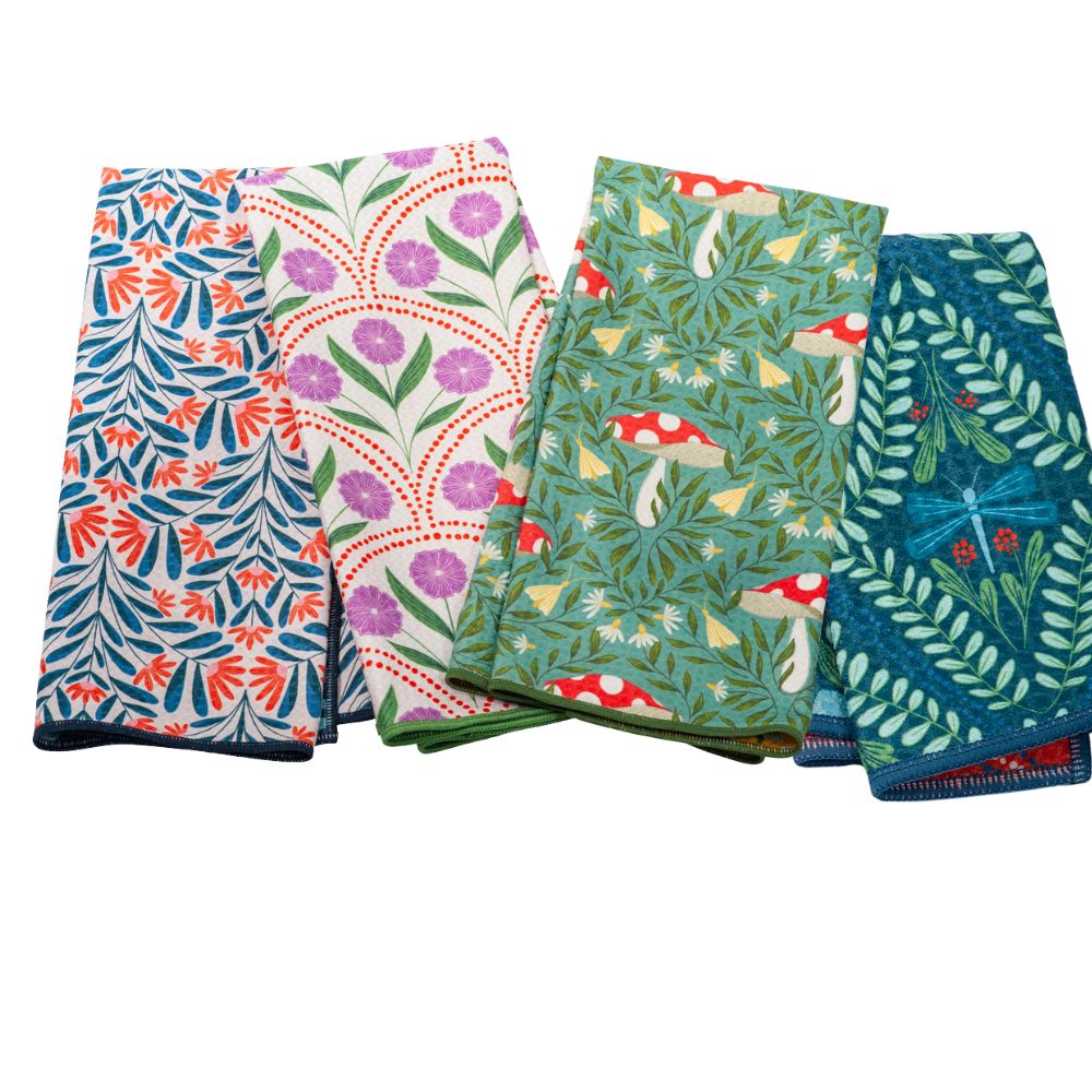 Assorted Anywhere Towel Reversible - RJW Fall Flight Kitchen Towels Once Again Home Co.   