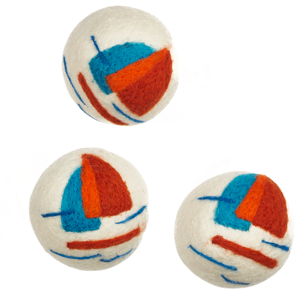 Wool Dryer Balls - Set of 3 KN Sail