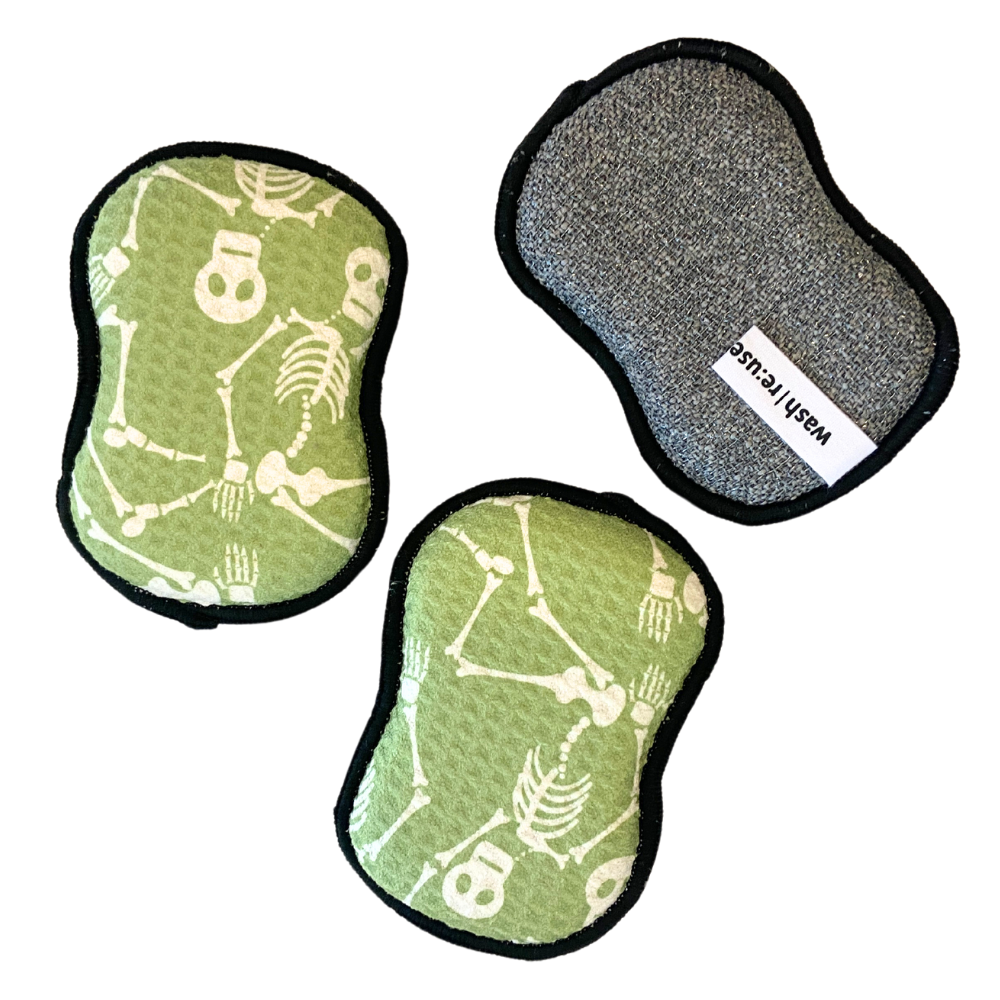 RE:usable Sponges (Set of 3) - Skeleton Sponges &amp; Scouring Pads Once Again Home Co.   