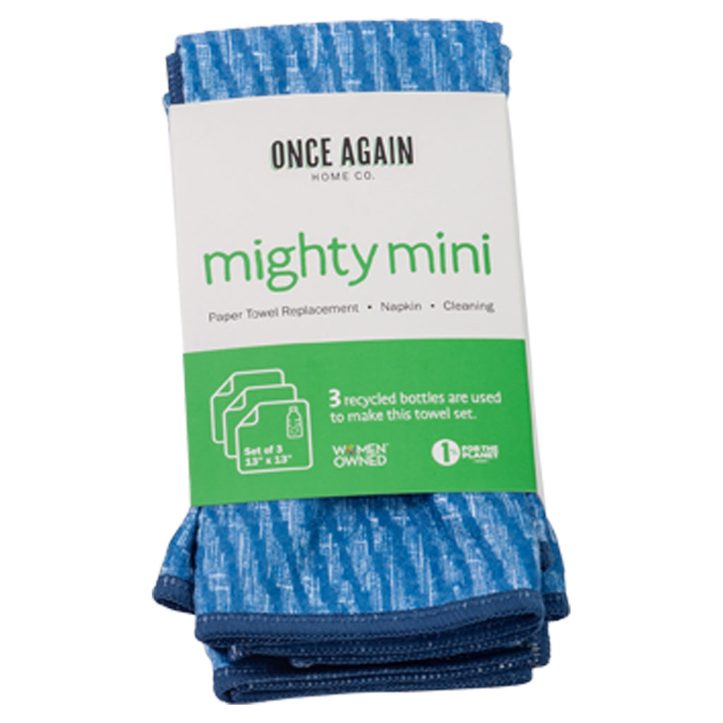 Assorted Mighty Mini Towel (Set of 3) -Serenity and Waves Kitchen Towels Once Again Home Co.   