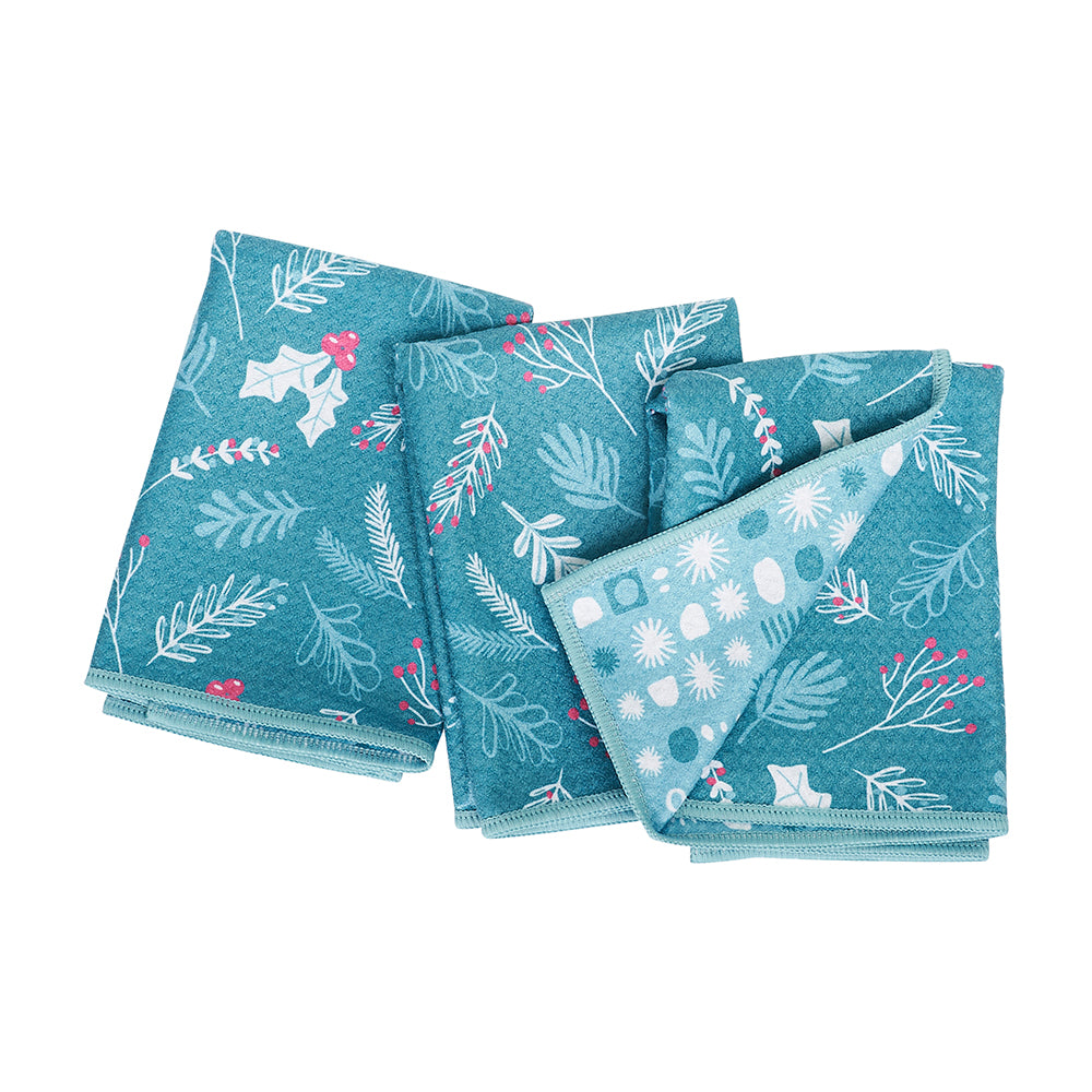 Mighty Mini Towel (Set of 3) Reversible - ZW Botanical Medley